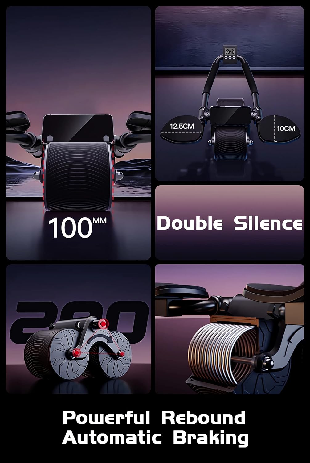 Royaleva Ab Roller Wheel med armstöd för kärnstyrka Carvallo