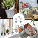 Hängande metallblomkruka i vintage design – Dekorativ blomkruka för inomhus- och utomhusbruk Carvallo