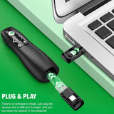 Presentation Remote Trådlös USB Laser Klicker Carvallo