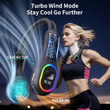 Handsfree-halsfläkt - 360° justerbar bladlös kylning MILA Sverige