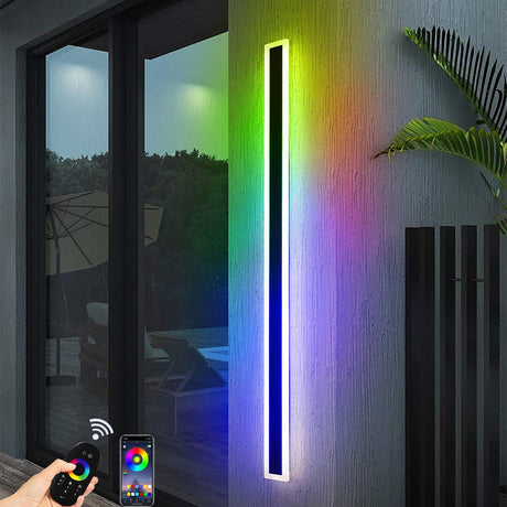 Utomhus LED Vägglampa Modern Dimbar Remsa Carvallo