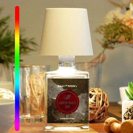 GlowBottle - LED Flee lamp med Dimbart Touchkontroll, Trådlös och Uppladdningsbar Carvallo