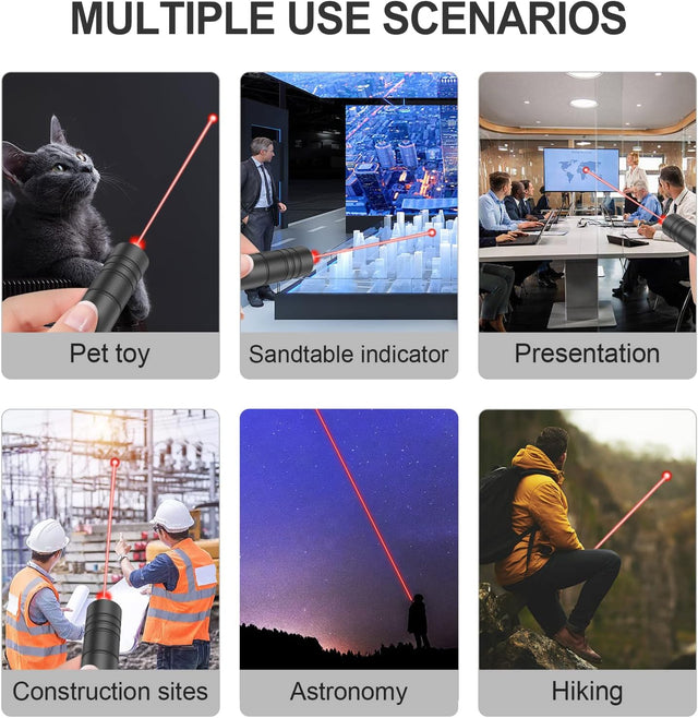 RoyaleGlow Lång Räckvidd Grön Laserpekare Hög Effekt Carvallo