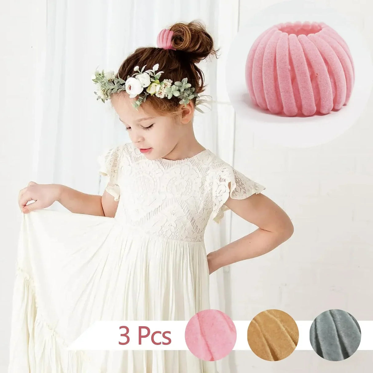 Stiliga fågelbo-hårspännen – 3-pack Carvallo