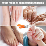 RoyaleGlow Bred Käft Nagelklippare med Anti-Splash Design Carvallo