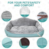 Pawelux All-Season Hypoallergenic Thick Dog Bed - Mjuk, Varm & Maskintvättbar Carvallo