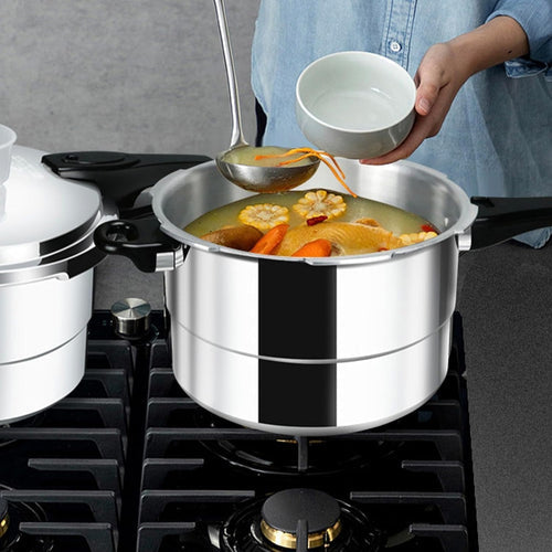 5L Exponeringssäker Tryckkokare – För Gaskokning & Öppen Flamma – 22cm Förstärkt Design Carvallo