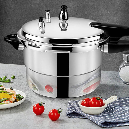 5L Exponeringssäker Tryckkokare – För Gaskokning & Öppen Flamma – 22cm Förstärkt Design Carvallo