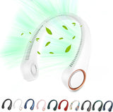 Bärbar nackfläkt - 360° bladlös kylning med USB-laddningsbart batteri MILA Sverige