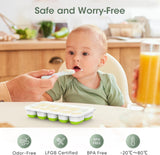 Carvallo Isbit formar Silikon 4-pack | Stapelbar med förvaringslåda | Flexibel & Platsbesparande | För cocktails & drycker Carvallo