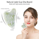 Instant Glow Gua Sha & Jade Roller Set | För strålande hud och naturlig avslappning Carvallo