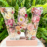 Brev Harpiks Lampa med Torkade Blommor Carvallo