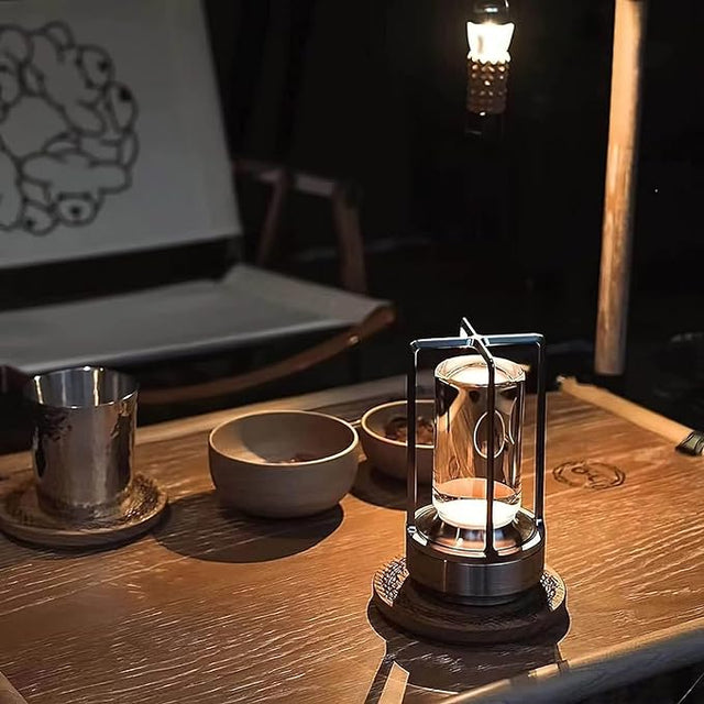 Retro Metall Bordslampa Carvallo