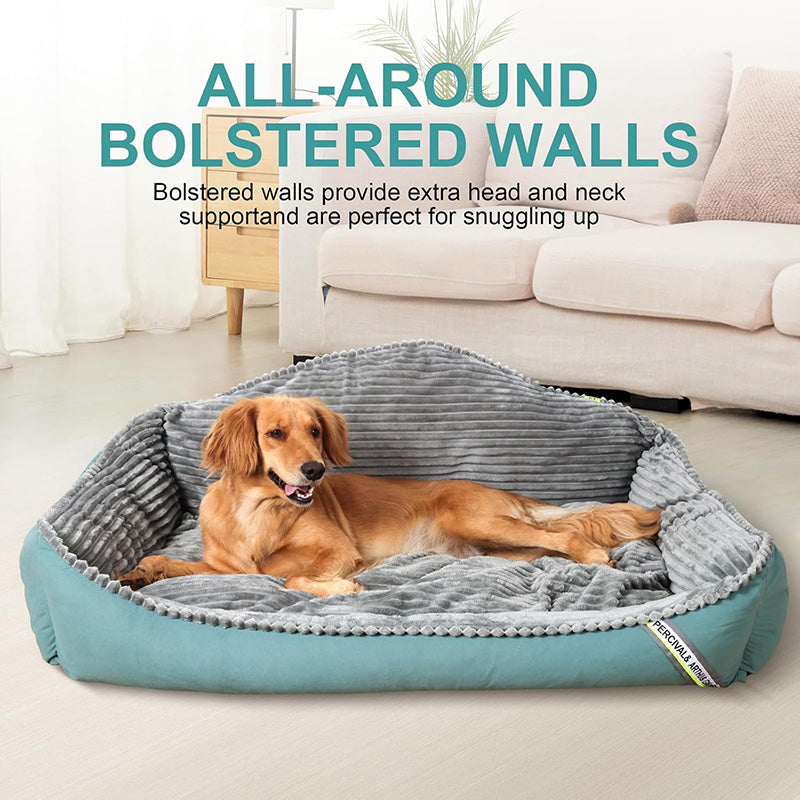 Pawelux All-Season Hypoallergenic Thick Dog Bed - Mjuk, Varm & Maskintvättbar Carvallo