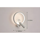 SpotGlow Lampa - Minimalistisk Metall Design Vägglampa Carvallo