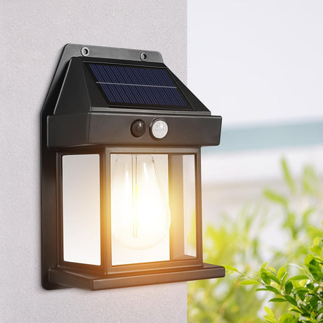 Utomhus Sol Lantern Rörelsesensor Vägglampa Carvallo