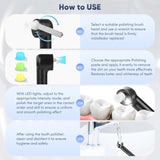 Tandpolerare | Trådlöst tandstenborttagningsverktyg för hemmet Carvallo