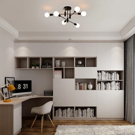 Modern taklampa | Skandinavisk stil | Multiljuskälla | Minimalistisk metallarmatur | Brick by Brick Carvallo