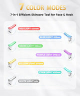 RadiantGlow 7-Färger LED-ansiktsmask Carvallo