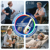 Handsfree-halsfläkt - 360° justerbar bladlös kylning MILA Sverige