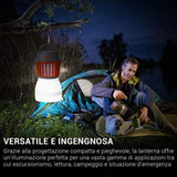 Solar LED mygglampa med integrerad lykta – Effektivt insektskydd och belysning för trädgård och camping Carvallo