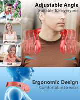 Kylande halsfläkt - Uppladdningsbar bladlös bärbar AC med kallt luftflöde MILA Sverige