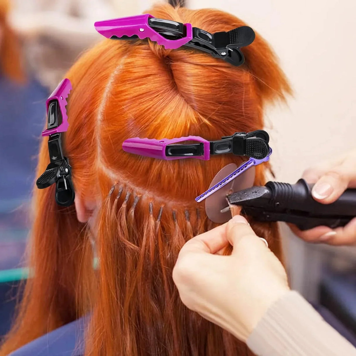 Professionella hårstyling-klämmor Carvallo