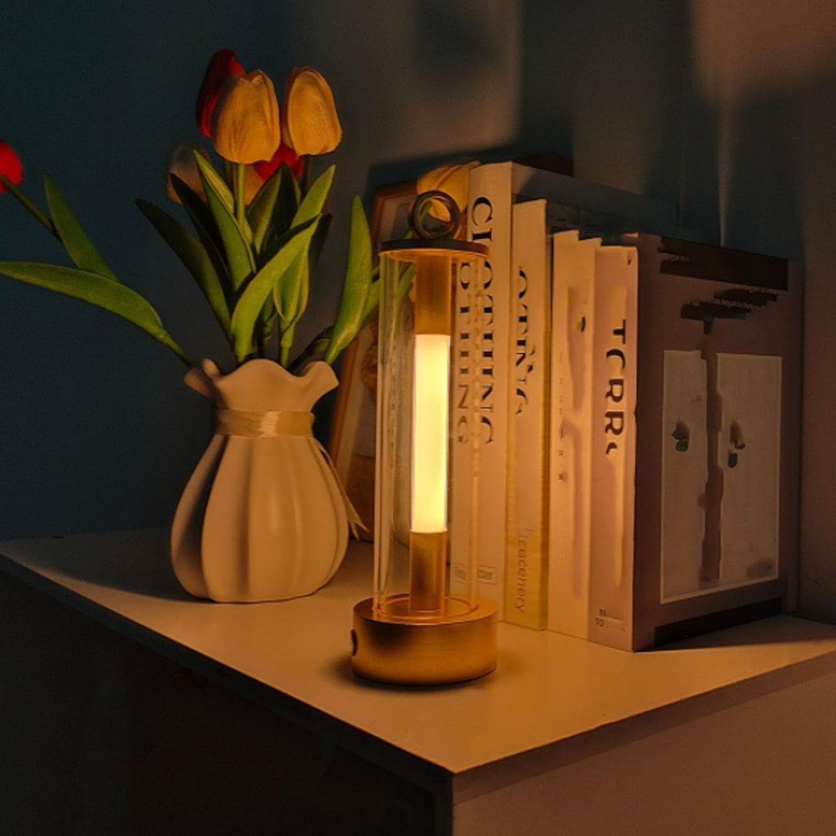 Carvallo Mini-bordslampa Lumiara | Trådlös & Dimbar | Touch-kontroll | 2000 mAh batteri Carvallo