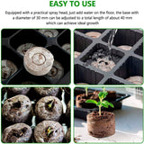 Kokosfibr Torv Anzökningspellets – Starter för fröplantering Carvallo