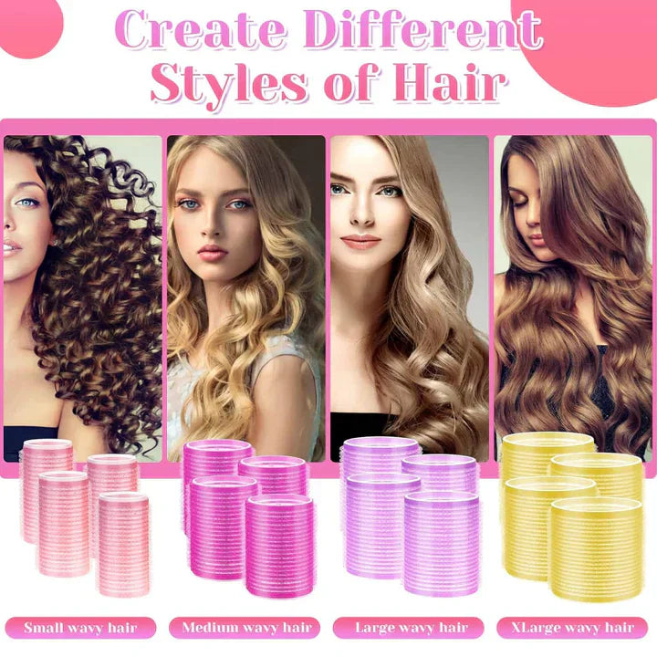 Självhäftande hårrullar | För voluminösa och långvariga lockar Carvallo