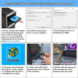 Step Dance Mat för PC – Halkfri USB Dansmatta för Spelare & Dansare Carvallo