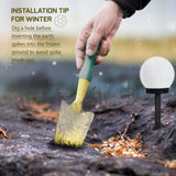 SolarSphere Lampa - 3 stycken vattentäta LED solenergi trädgårdslampor Carvallo