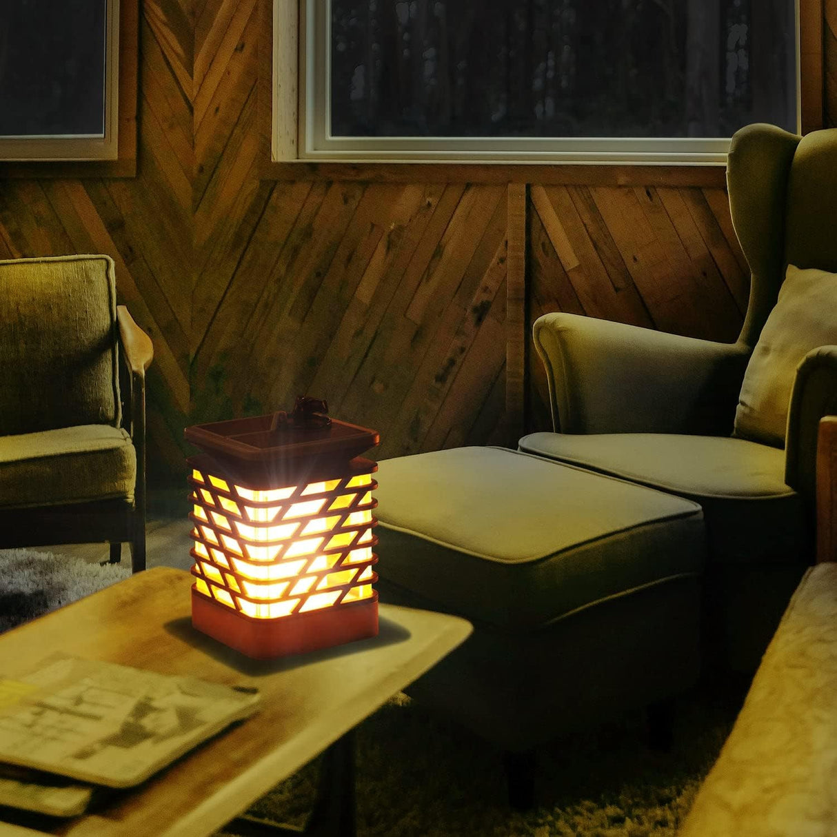 Solar LED Trädgårdslampa med rilldesign – Dekorativ utomhusbelysning för trädgård Carvallo