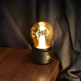 RetroGlow - Bärbar LED nattlampa med uppladdningsbart batteri Carvallo