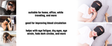 Royaleva Återuppladdningsbar Värmeögonmask för Avkoppling Carvallo