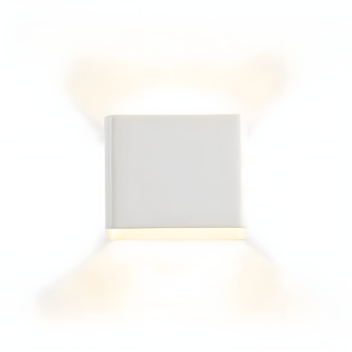 GlowBurst Light - Modern Fyrkantig LED Vägglampa Carvallo