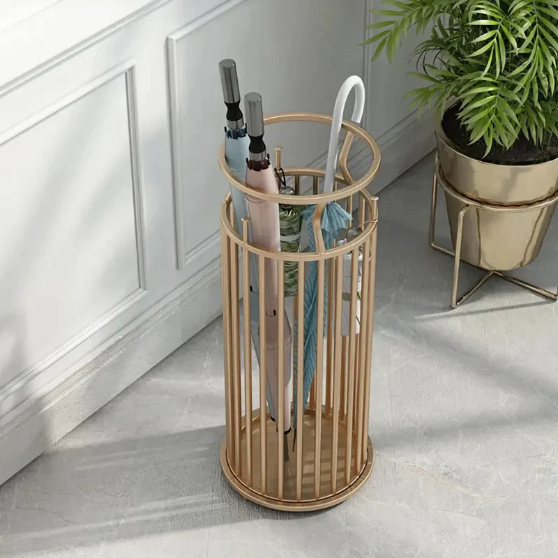 RegalRain - Lyx paraplyställ med polerade guld detaljer för smart förvaring Carvallo