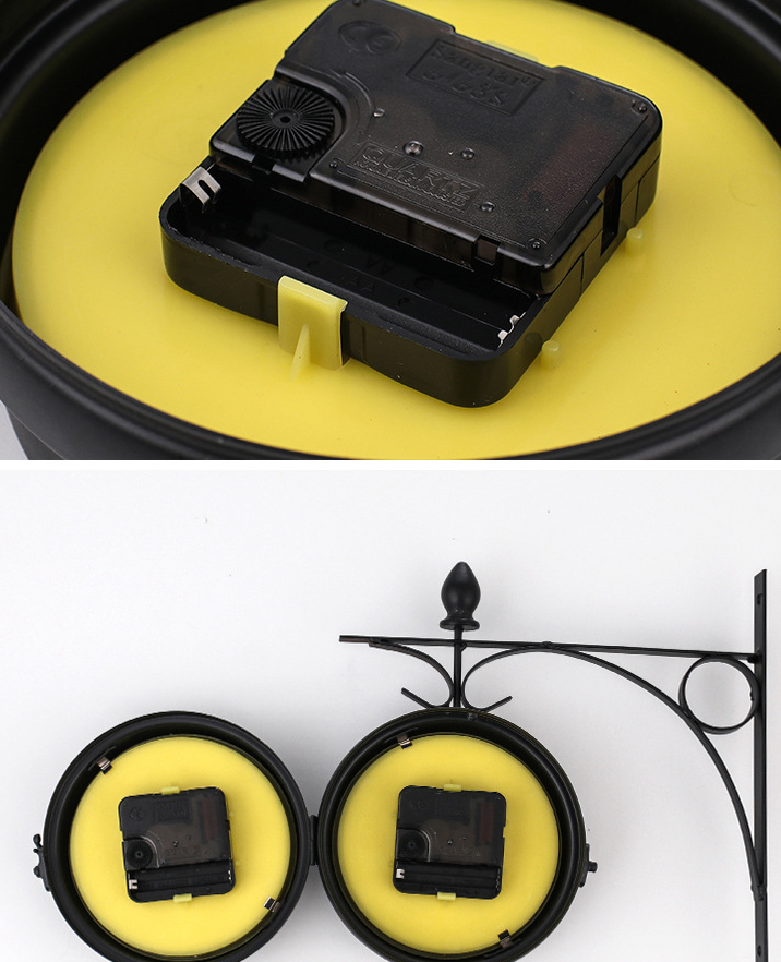 Carvallo – Dubbelsidig väggklocka med analog digital visning och modern design Carvallo