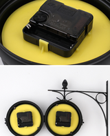 Carvallo – Dubbelsidig väggklocka med analog digital visning och modern design Carvallo