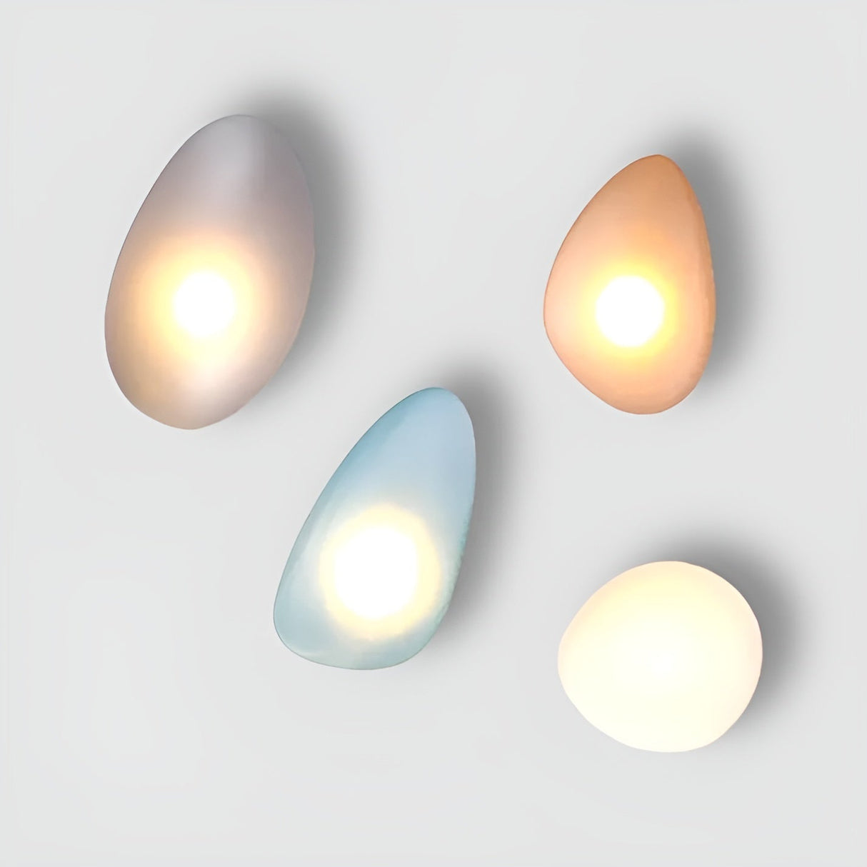 AuroraGlass Light - Nordisk glasfönster vägglampa Carvallo