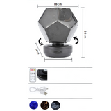 Stjärnprojektor LED Galaxy Nattljus Carvallo