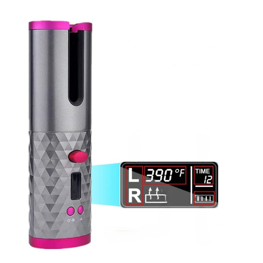 Trådlös Hårlockare med Keramisk Fat Carvallo