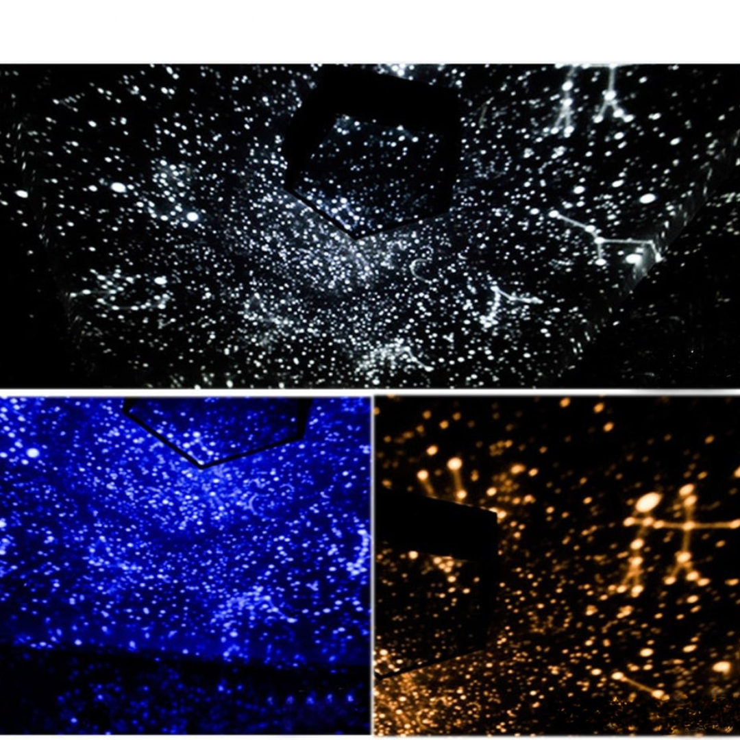 Stjärnprojektor LED Galaxy Nattljus Carvallo