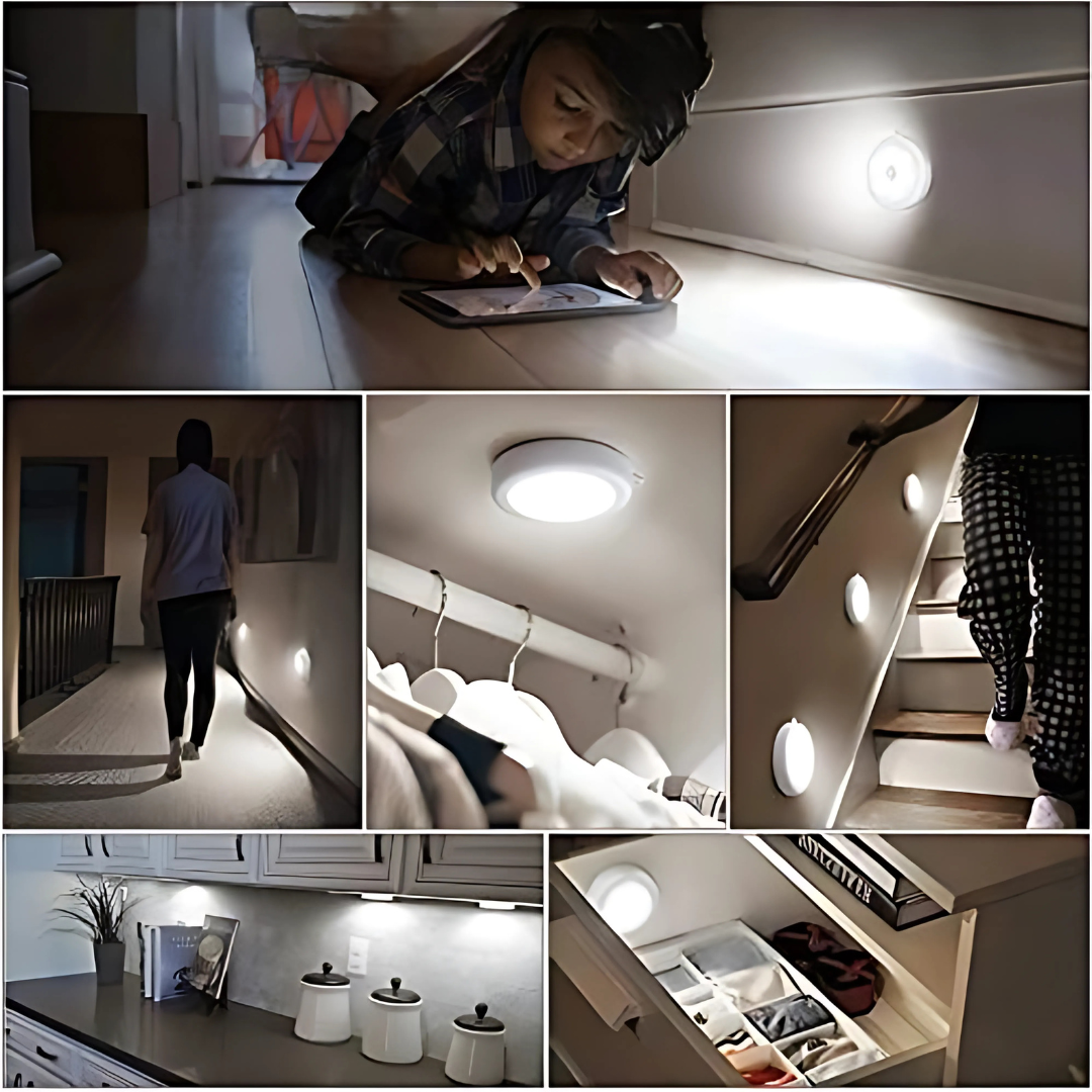 Rörelsesensor Vägglampa LED Nattlampa Carvallo