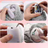 Mjukisdjur med lugnande musik och andningsrörelse Carvallo