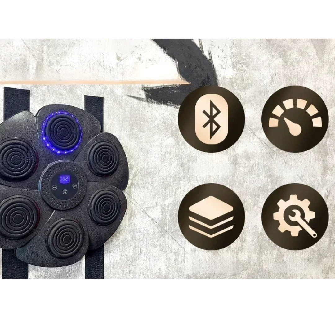 Hem Boxning Vägtränare med Bluetooth Musik Carvallo