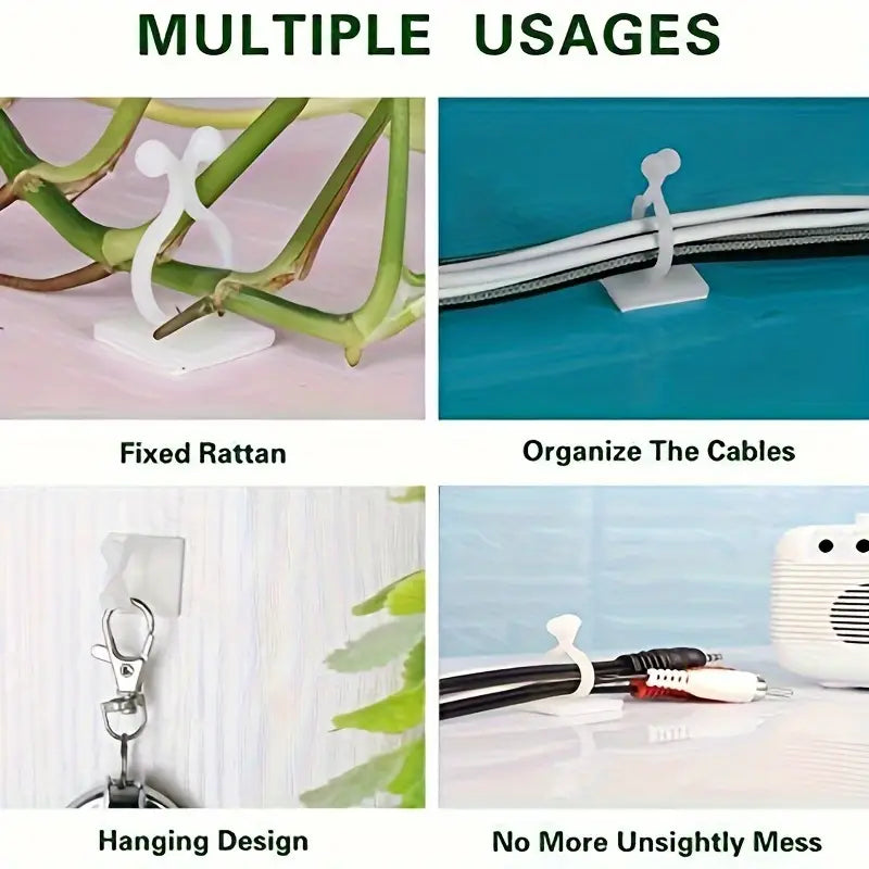 Kletterväggs fäste clips – Praktiska växt hållare för väggdekoration Carvallo