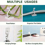 Kletterväggs fäste clips – Praktiska växt hållare för väggdekoration Carvallo