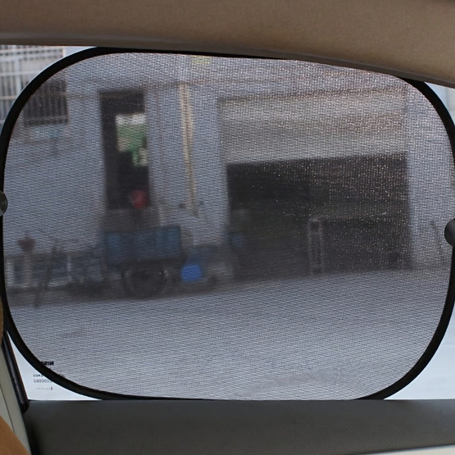 Carvallo-Solskydd SolarisFix | 2-pack för bakrutor | UV-skydd & värmeskydd | Med sugkoppar Carvallo