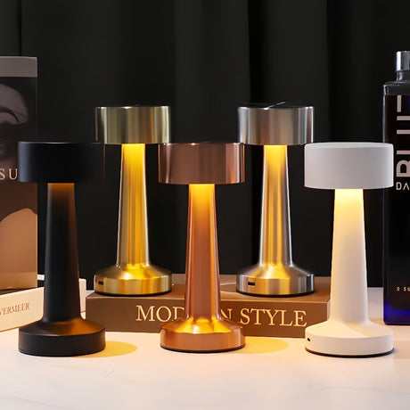 AuroraDesk - USB Laddningsbar LED Skrivbordslampa med Touchkontroll Carvallo